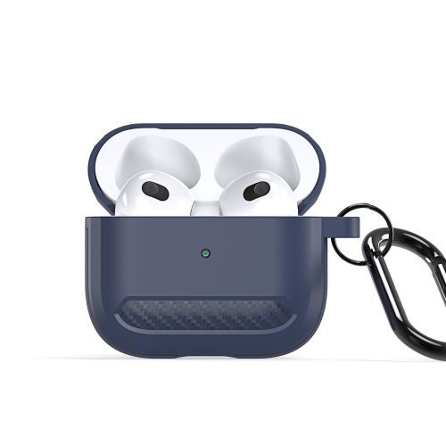 

For AirPods 3 DUX DUCIS PECB Series Earbuds Box Protective Case(Dark Blue)