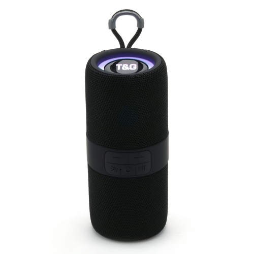 

T&G TG-671 Portable Wireless 3D Stereo Subwoofer Speaker with FM/USB/LED(Black)