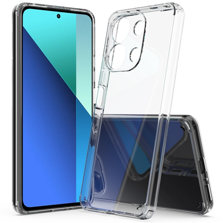 

For Xiaomi Redmi Note 13 4G Scratchproof Acrylic TPU Phone Case(Transparent)