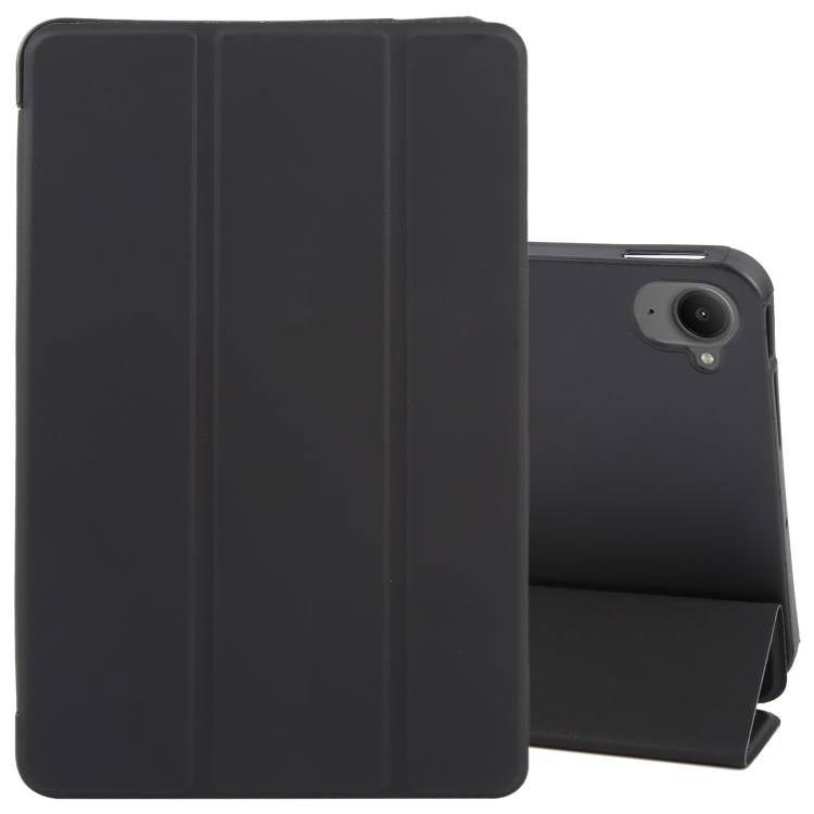 

For Xiaomi Pad Mini 8.8 / Redmi K Pad Tri-fold Silicone Leather Tablet Case(Black)