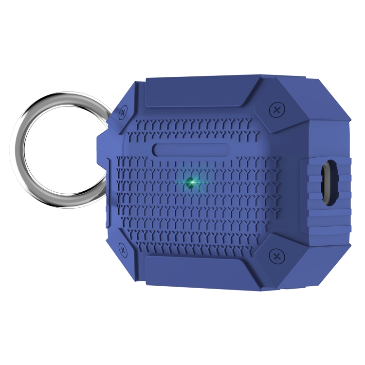 

For AirPods Pro 2 Wireless Earphones Shockproof Armor Protective Case(Blue)