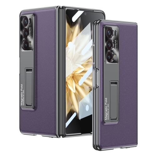 

For Honor Magic V2 GKK Integrated AG Craft Folding Phantom Full Coverage Phone Case(Purple)