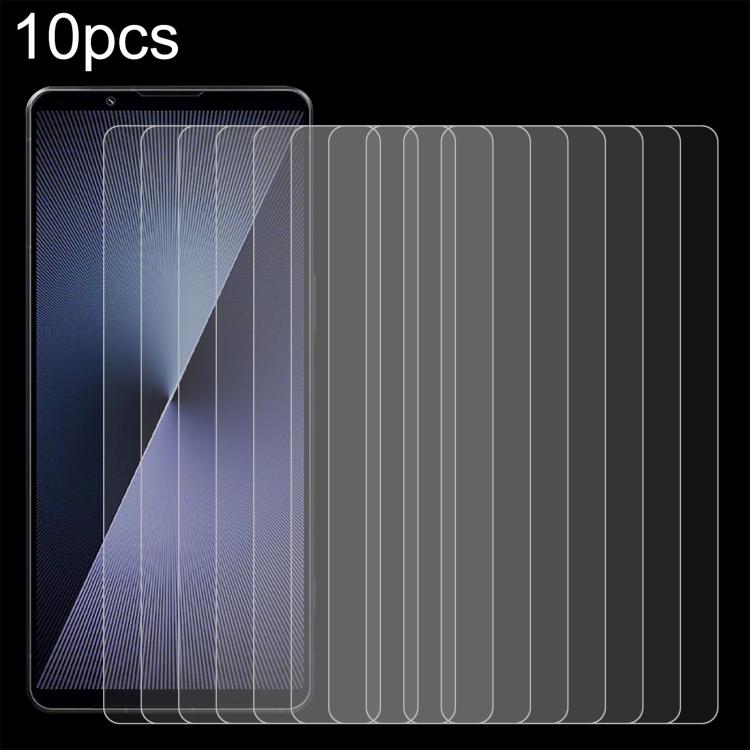 

For Sony Xperia 1 VIII 10pcs 0.26mm 9H 2.5D Tempered Glass Film