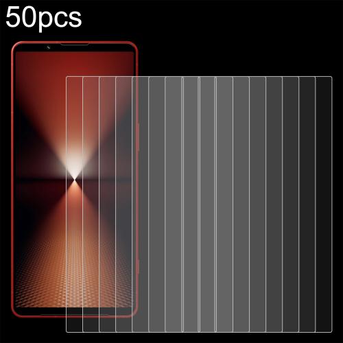 

For Sony Xperia 1 VII 50pcs 0.26mm 9H 2.5D Tempered Glass Film