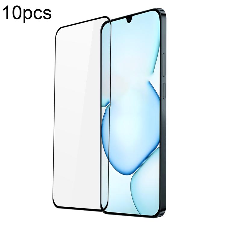 

For Realme C100 5G 10pcs DUX DUCIS 0.33mm 9H Medium Alumina Tempered Glass Film
