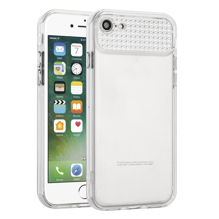 

For iPhone SE 2022 / SE 2020 Star Diamond Transparent TPU Phone Case