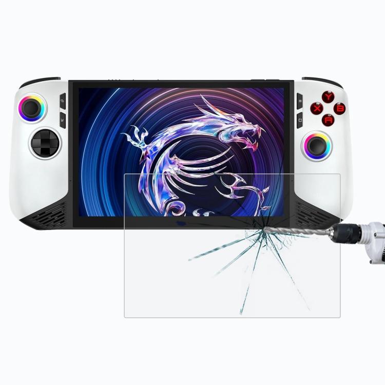 

For MSI Claw 8 AI+ 9H 0.3mm Explosion-proof Tempered Glass Film