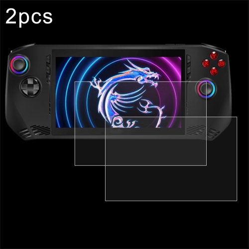 

For MSI Claw 7 inch Game Console 2pcs 9H 0.3mm Explosion-proof Tempered Glass Film