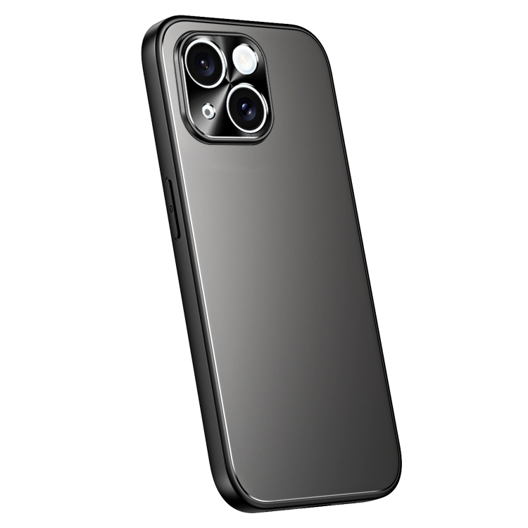 

For iPhone 15 R-JUST RJ-61 Electroplating Frosted TPU + PC Phone Case(Grey)