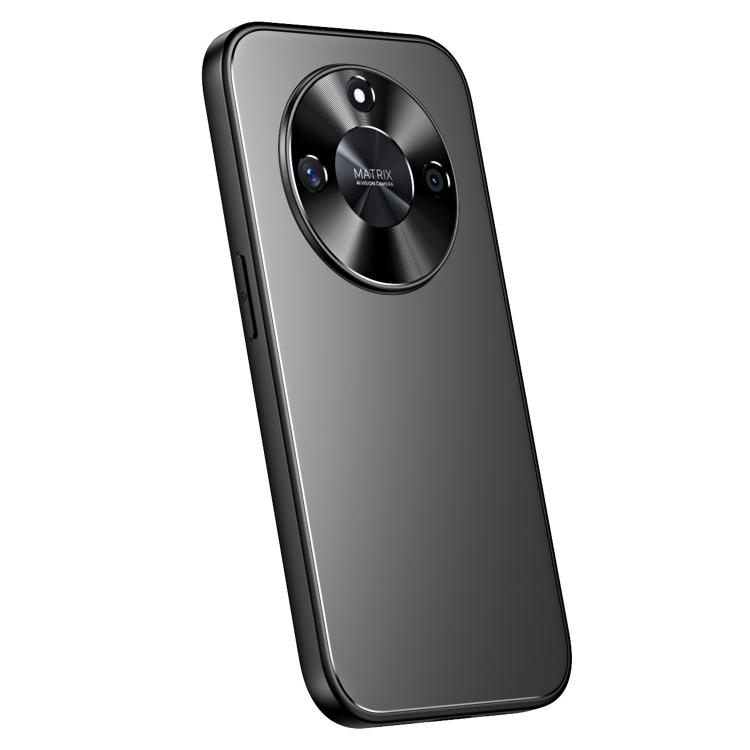 

For Honor X50 R-JUST RJ-61 Electroplating Frosted TPU + PC Phone Case(Grey)
