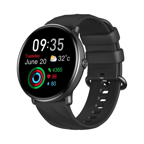 Zeblaze GTR 3 Pro 1.43 inch Screen Voice Calling Smart Watch, Support Heart Rate / Blood Pressure / Blood Oxygen(Black) aibecy fingerprint access control time attendance machine biometric time clock employee checking in recorder fingerprint password id card recognition multi language with software support u disk export report for door locks
