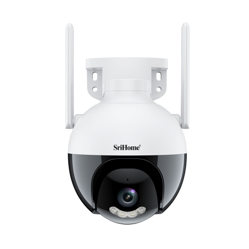 SriHome SH045 2MP DC12V IP66 Waterproof AI Auto Tracking Night Vision WiFi HD Camera(US Plug)