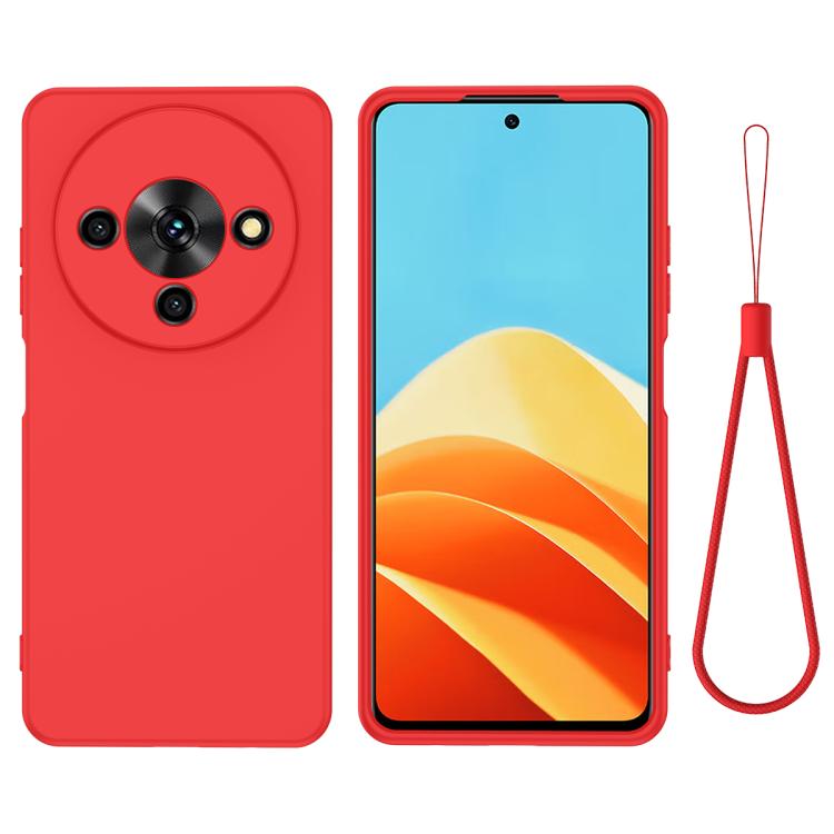 For ZTE Blade A76 5G Solid Color Liquid Silicone Dropproof Full