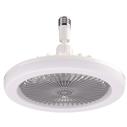 2 in 1 6 inch 5 leaves Home Bedroom Living Room Variable Frequency Aromatherapy Ceiling Fan Light(Grey)