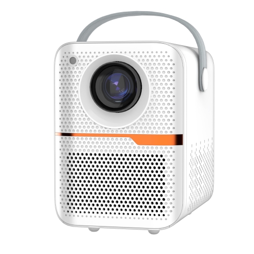 GXMO P10 Android 10 OS HD Portable WiFi Projector, Plug Type:UK Plug(White)