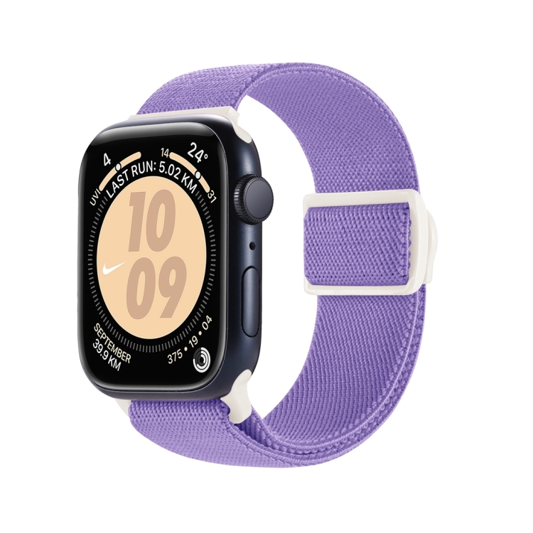 For Apple Watch Series 45mm Carbon Fiber Texture Snap Buckle