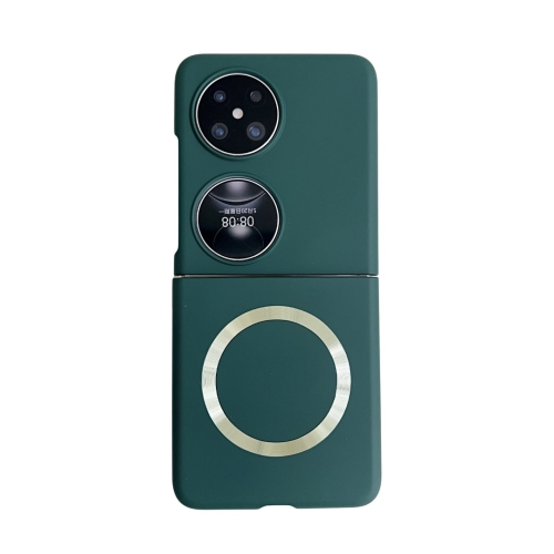 

For Huawei Pocket 2 Skin Feel Magsafe Magnetic Shockproof PC Phone Case(Dark Green)