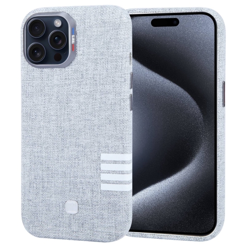 

For iPhone 15 Pro TGVIS Vida Series MagSafe Magnetic Phone Case(Grey)