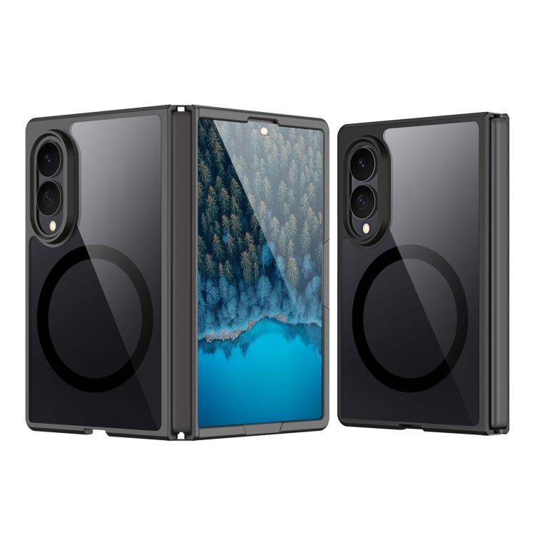 For Galaxy Z Fold8 5G DUX DUCIS Aimo Mag Series TPU + PC MagSafe Frosted Feel Phone Case(Black)