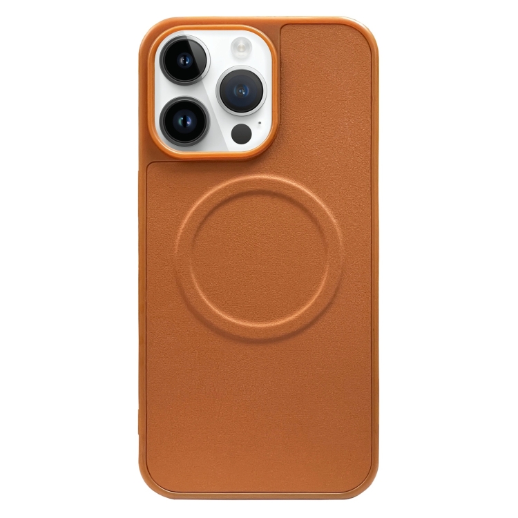

For iPhone 12 Pro 2 in 1 MagSafe Magnetic Silicone Leather Phone Case(Brown)
