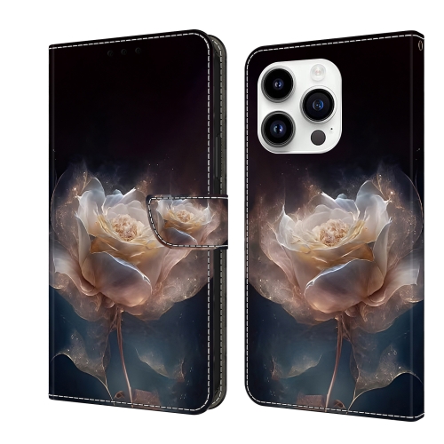 

For iPhone 11 Pro Crystal Painted Leather Phone case(Peony)