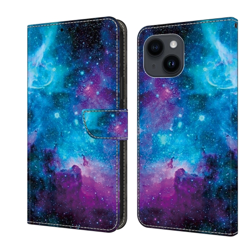 

For iPhone 11 Crystal Painted Leather Phone case(Starry Sky)