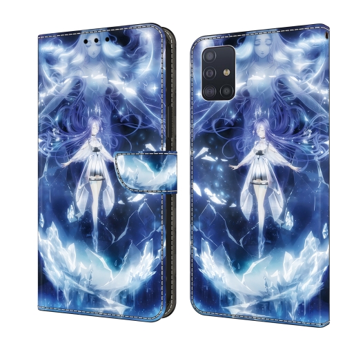 

For Samsung Galaxy A51 5G Crystal Painted Leather Phone case(Magic Fairy)