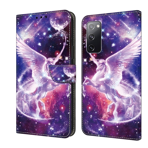 

For Samsung Galaxy S20 FE 4G/5G Crystal Painted Leather Phone case(Unicorn)