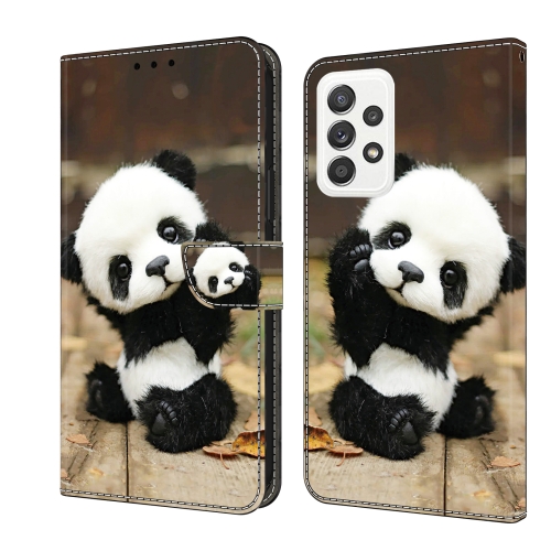 

For Samsung Galaxy Note20 Crystal Painted Leather Phone case(Panda)