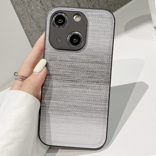 

For iPhone 15 Plus PU Coated PC Hybrid TPU Phone Case(Gradient Black)