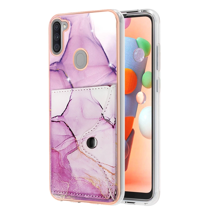 Pink Galaxy M11 Case For Samsung Galaxy A11 M11 Marble Pattern IMD