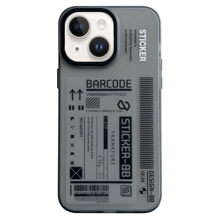 

For iPhone 15 Double-sided Coated Frosted Phone Case(Black)