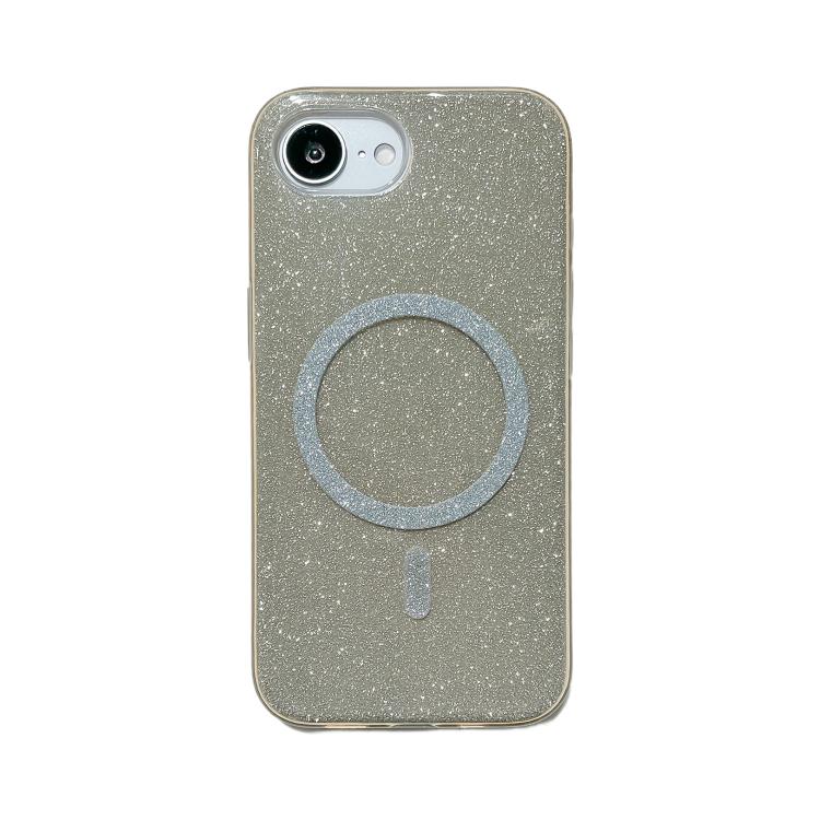 

For iPhone 16e Glitter MagSafe Magnetic TPU Phone Case(Gold)