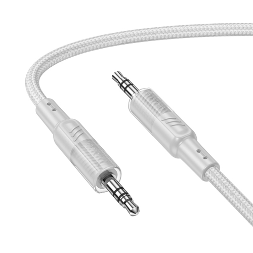 

hoco UPA27 Crystal Clear AUX 3.5mm to 3.5mm Audio Adapter Cable(Grey)