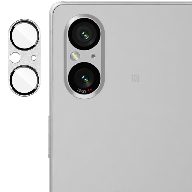 

For Sony Xperia 5 V IMAK Metal Armor Premium Camera Protector Film(Silver)