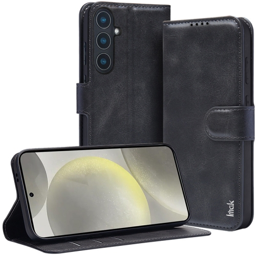 For Samsung Galaxy S24+ 5G IMAK Count Series Flip Leather Phone Case(Black) for samsung galaxy s24 5g imak count series flip leather phone case black