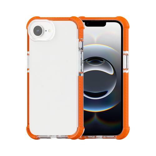 

For iPhone 16e Acrylic Full Coverage Shockproof Phone Case(Orange)