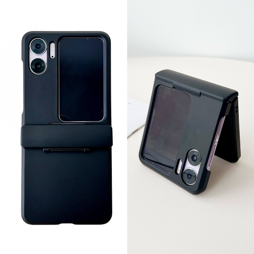 

For OPPO Find N2 Flip Skin Feel PC Full Coverage Shockproof Phone Case(Black)
