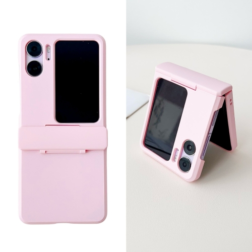 

For OPPO Find N2 Flip Skin Feel PC Full Coverage Shockproof Phone Case(Pink)