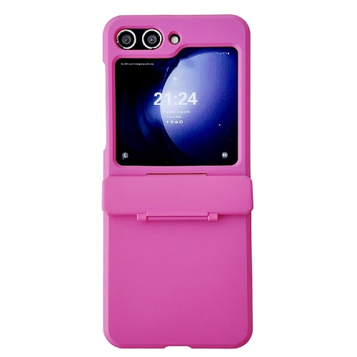 

For Samsung Galaxy Z Flip6 Skin Feel PC Full Coverage Shockproof Phone Case(Rose Red)