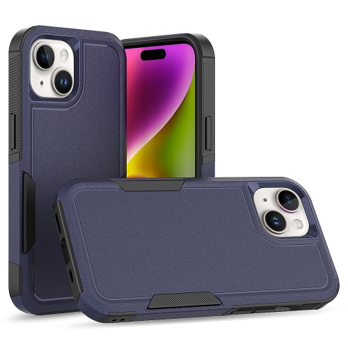 

For iPhone 15 2 in 1 PC + TPU Phone Case(Dark Blue)