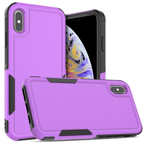 

For iPhone XS Max 2 in 1 PC + TPU Phone Case(Purple)