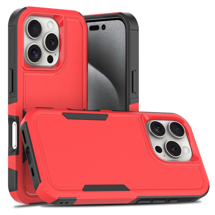 

For iPhone 16 Pro 2 in 1 PC + TPU Phone Case(Red)