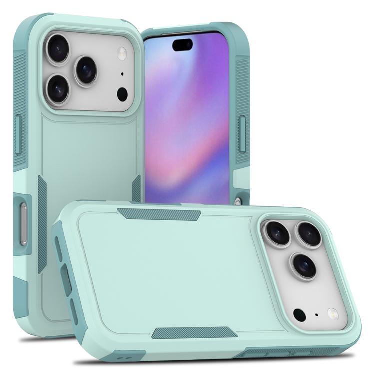 For iPhone 18 Pro / 17 Pro 2 in 1 PC + TPU Phone Case(Light Green)
