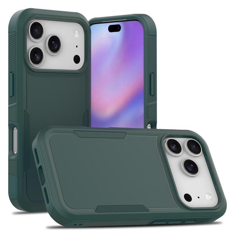 

For iPhone 17 Pro 2 in 1 PC + TPU Phone Case(Dark Green)