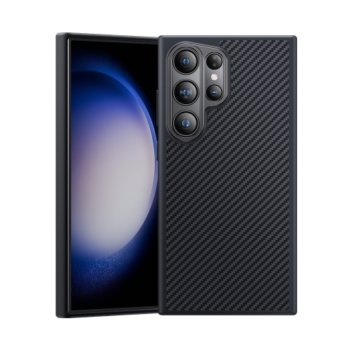 For Samsung Galaxy S24 Ultra 5G Benks 600D MagSafe Kevlar Carbon Fiber Shockproof Phone Case(Black)