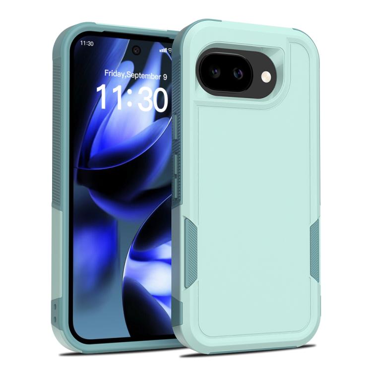 

For Google Pixel 10a 2 in 1 PC + TPU Phone Case(Light Green)