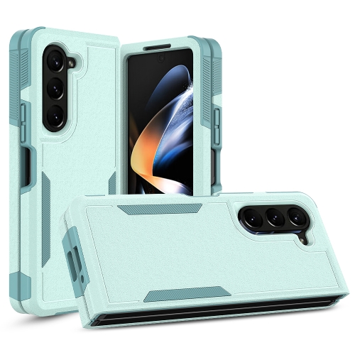 

For Samsung Galaxy Z Fold5 2 in 1 PC + TPU Phone Case(Light Green)