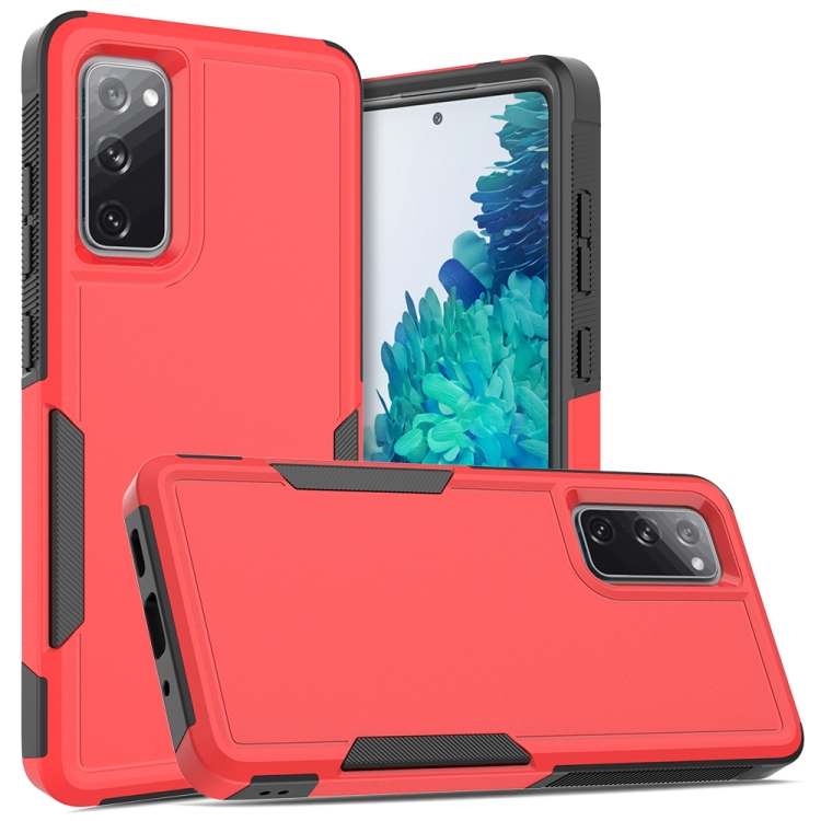 

For Samsung Galaxy S20 FE 2 in 1 PC + TPU Phone Case(Red)