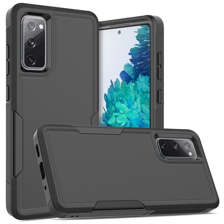 

For Samsung Galaxy S20 FE 2 in 1 PC + TPU Phone Case(Black)